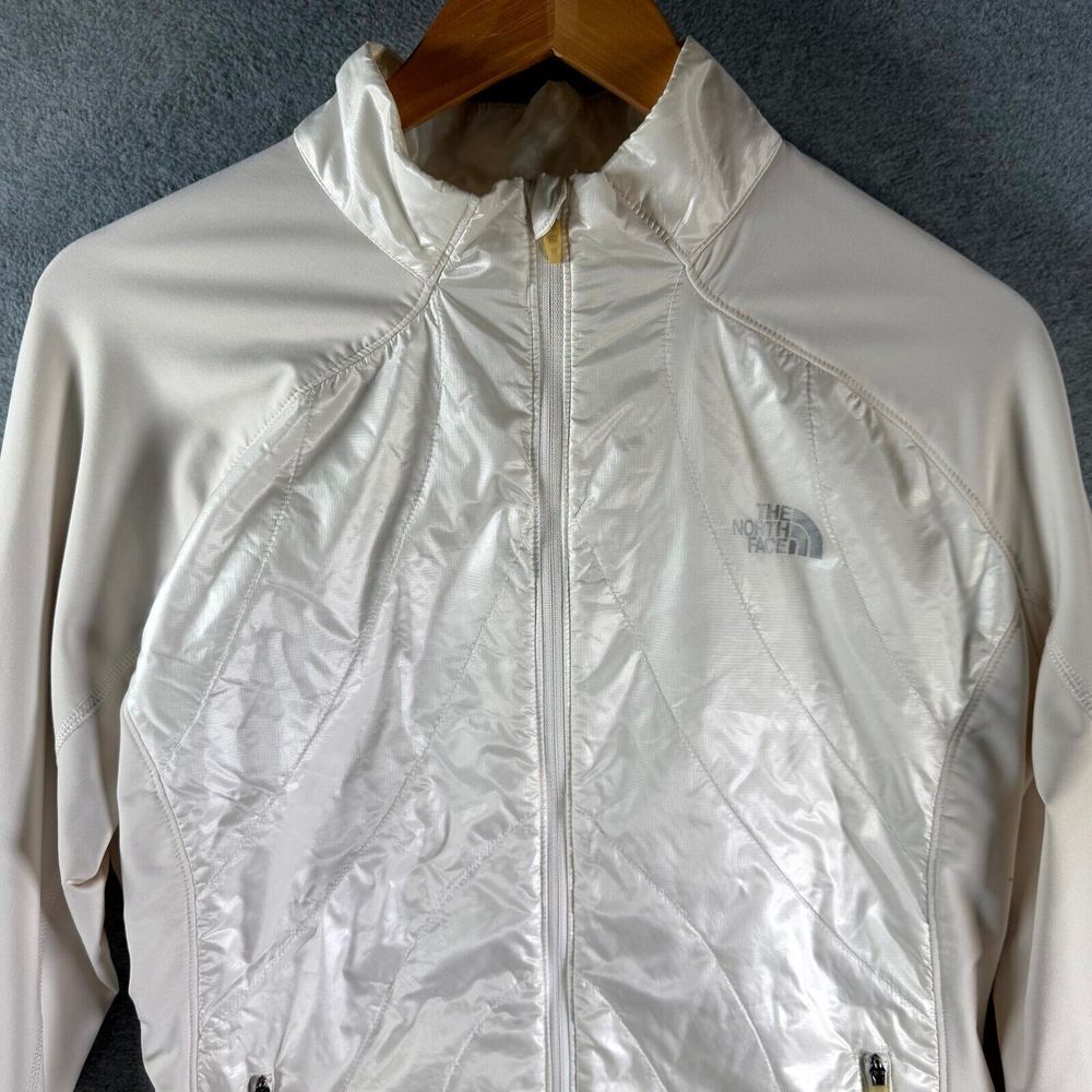 The North Face Women's Light Cream/White Ski Jacket - Picture 2 of 15